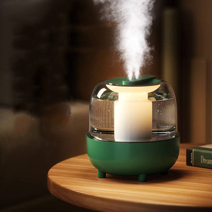 4L Wireless Humidifier USB Oil Diffuser with Night Light(Green) by bashfashion