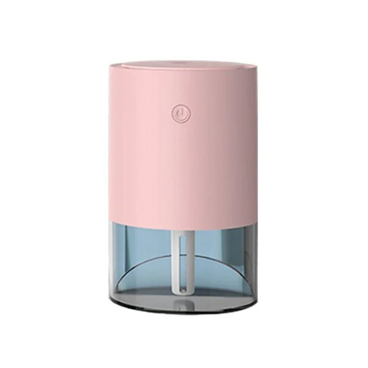 350ml Ultrasonic Air Humidifier Mini Angle Adjustment Car Air Purifier, Spec: 800 mAh Pink by bashfashion