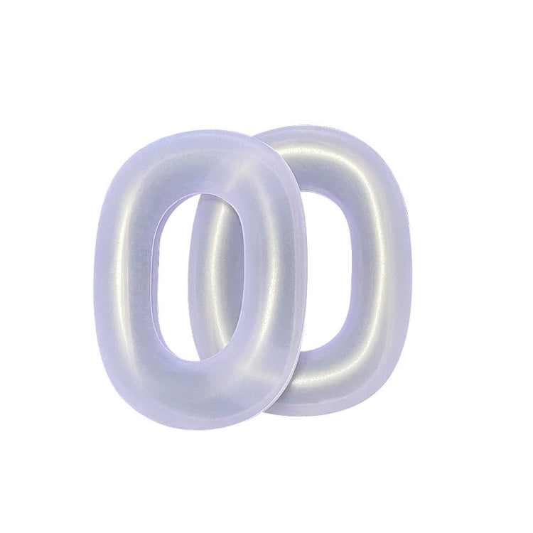 For AirPods Max Headphones Ear Cap Cover Replacement Part(Transparent Purple) by bashfashion