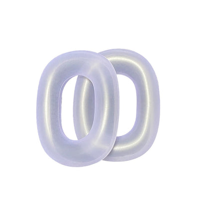 For AirPods Max Headphones Ear Cap Cover Replacement Part(Transparent Purple) by bashfashion