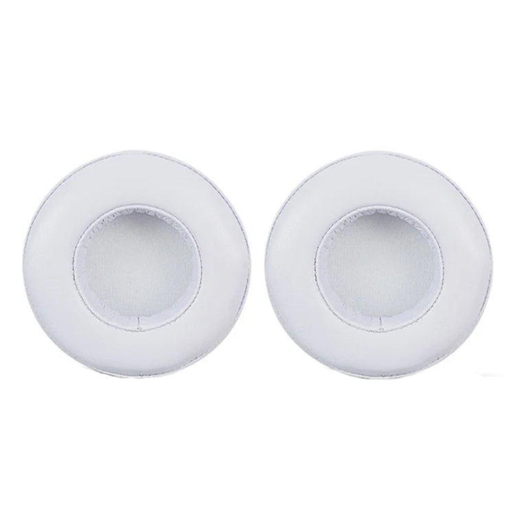 2pcs For Beats Pro Headphones Sheepskin Earmuffs Sponge Earpads(White) by bashfashion
