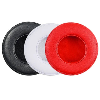 2pcs For Beats Pro Headphones Sheepskin Earmuffs Sponge Earpads(Red) by bashfashion