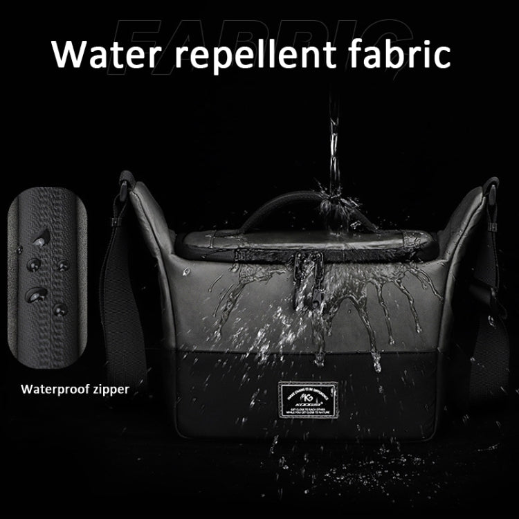 PU Leather Shoulder Crossbody Photography Bag SLR Camera Bag Lens Storage Bag(Brown) by bashfashion