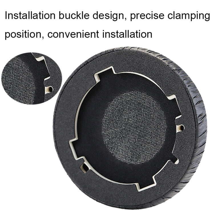 1pair For JBL Tune 600BTNC/T600 Headphone Sponge Cover Earmuffs with Buckle(Black) by bashfashion