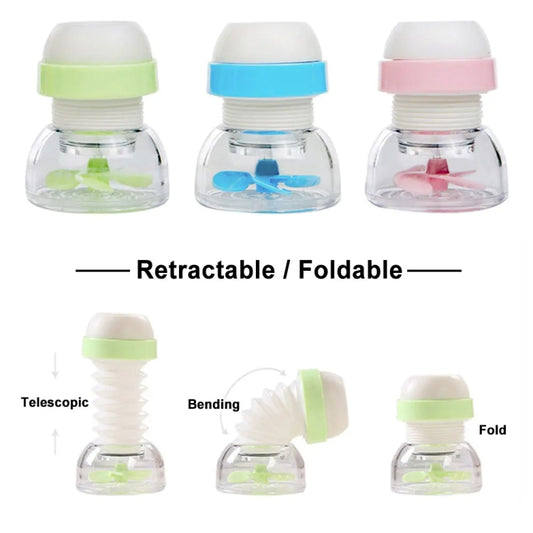 Kitchen Faucet Rotatable Filter Anti-Splash Water Saver Filter, Random Color Delivery(1 Generation) by bashfashion