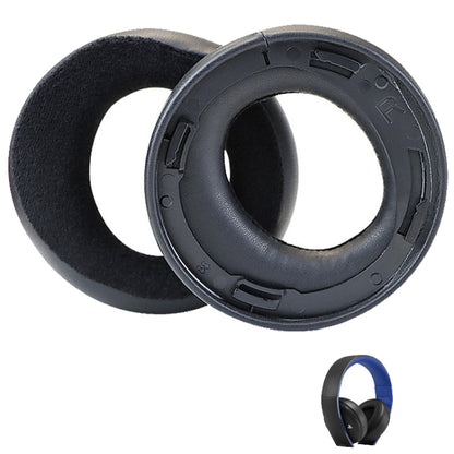 For Sony CECHYA-0083 Black Velvet 2pcs Headphone Sponge Cover Earmuffs Headset Case by bashfashion