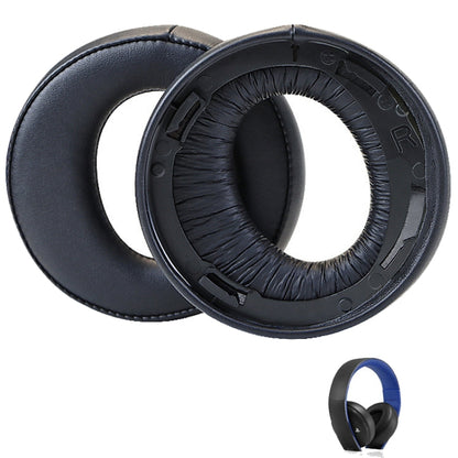 For Sony CECHYA-0083 Black PU 2pcs Headphone Sponge Cover Earmuffs Headset Case by bashfashion