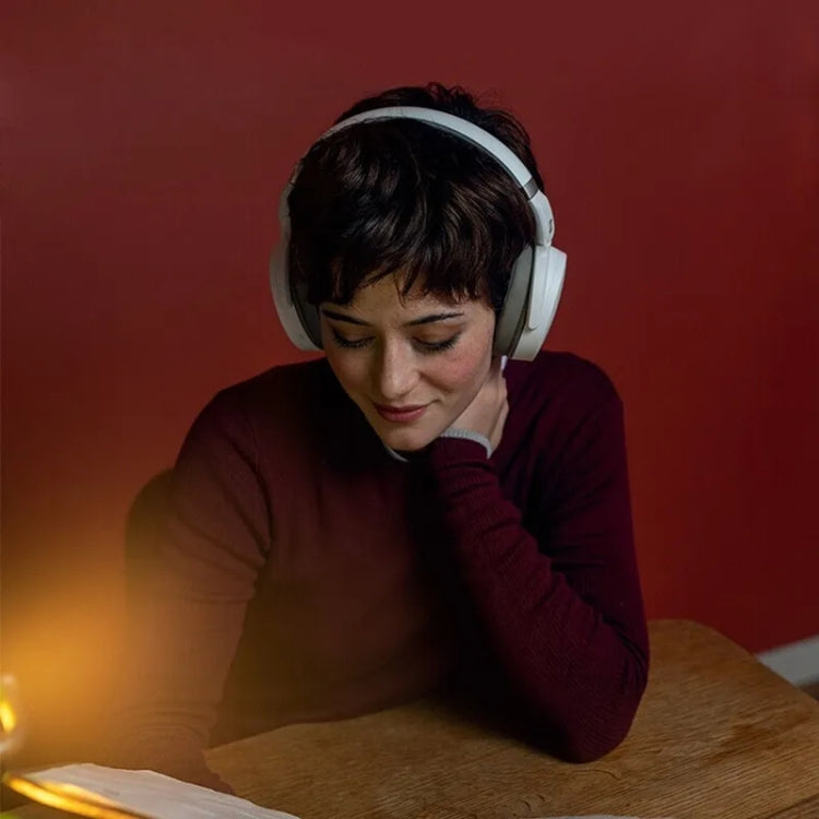 2pcs For Sennheiser HD4.50BTNC Wireless Headset Sponge Cover Replacement Earmuffs, Color: White by bashfashion