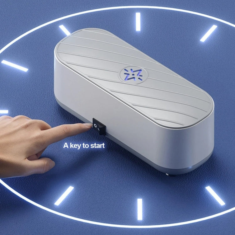 Multifunctional Ultrasonic Cleaner Jewelry Glasses Lenses Cleaning Machine, Spec: Dry Battery Powered Pattern by bashfashion