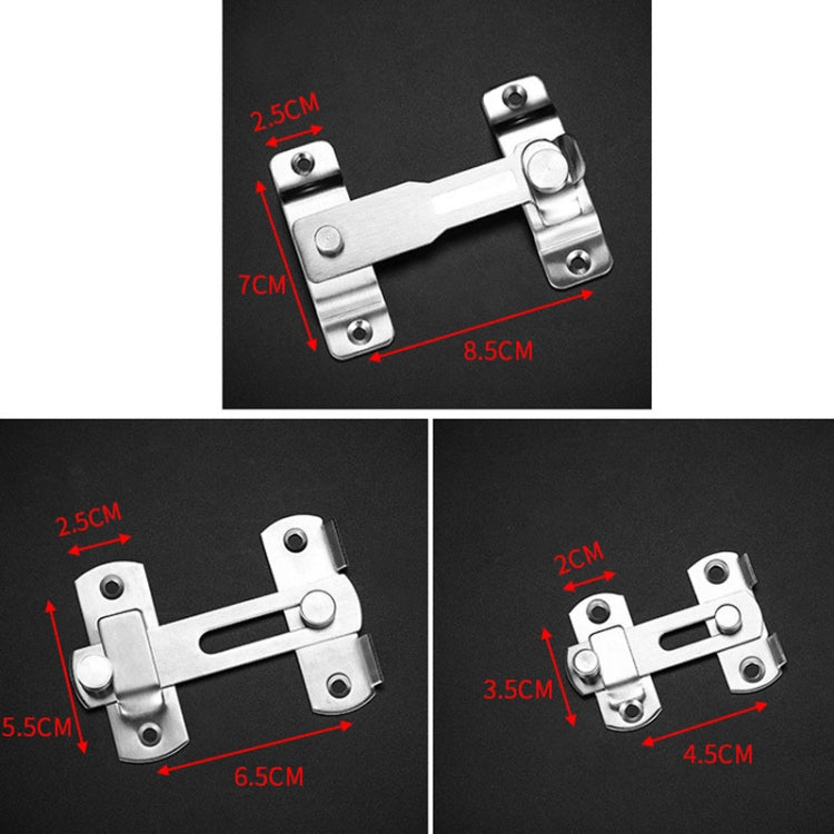 Extra Large 201 Stainless Steel Barn Door Lock Hook Stainless Steel Door Buckle Insertion by bashfashion