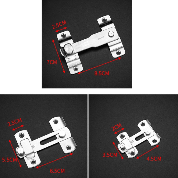 Small 304 Stainless Steel Barn Door Lock Hook Stainless Steel Door Buckle Insertion by bashfashion