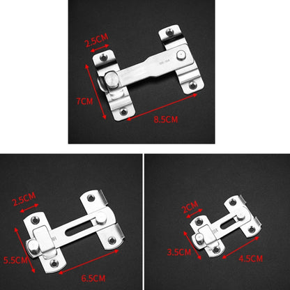 Small 304 Stainless Steel Barn Door Lock Hook Stainless Steel Door Buckle Insertion by bashfashion