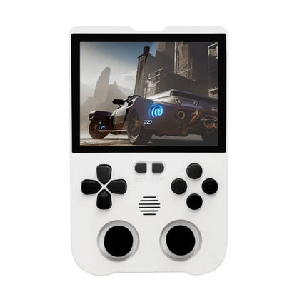 AMPOWN XU10 Handheld Game Console 3.5-Inch IPS Screen Linux System Portable Video Arcade 128G(White) by AMPOWN