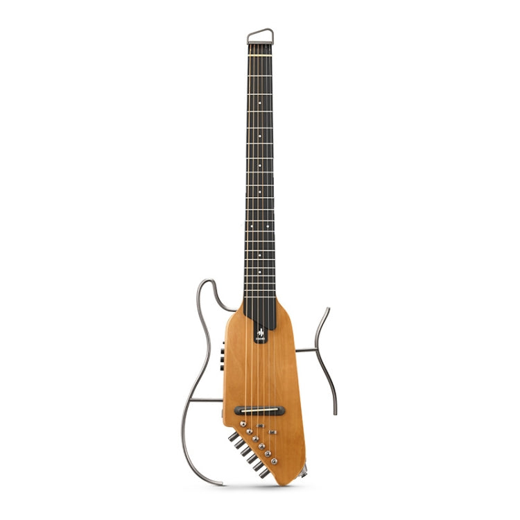 DONNER Smart Headless Silent Guitar Travel Portable Detachable Acoustic Guitar, Style: Maple by DONNER