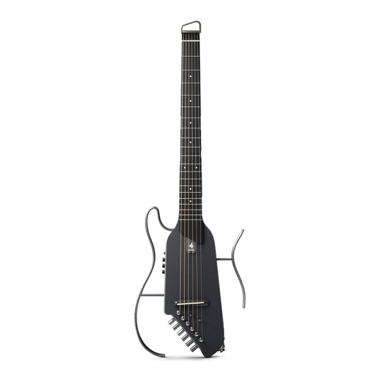 DONNER Smart Headless Silent Guitar Travel Portable Detachable Acoustic Guitar, Style: Maple Model Black by DONNER