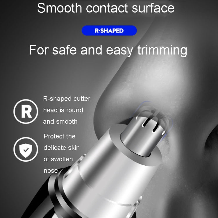 Electrical Nose Hair Trimmer Shaving Nose Hair Motorized Eyebrow Razor Nasal Cleaning Tools by bashfashion