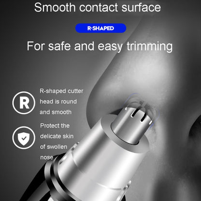 Electrical Nose Hair Trimmer Shaving Nose Hair Motorized Eyebrow Razor Nasal Cleaning Tools by bashfashion