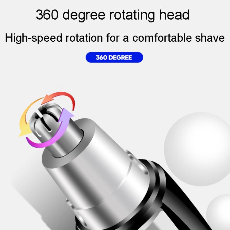 Electrical Nose Hair Trimmer Shaving Nose Hair Motorized Eyebrow Razor Nasal Cleaning Tools by bashfashion
