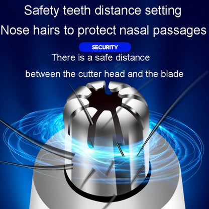 Electrical Nose Hair Trimmer Shaving Nose Hair Motorized Eyebrow Razor Nasal Cleaning Tools by bashfashion