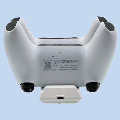 For PS5 Controller Dock Charger Gamepad Dual Port Quick Charger(White) by bashfashion