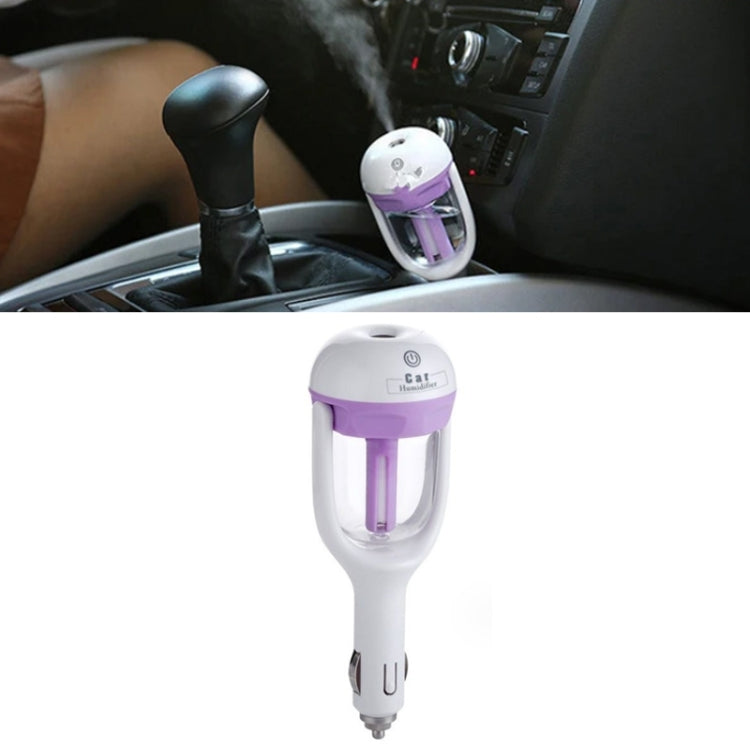 Car Negative Ion Spray Humidifier Aromatherapy Air Purifier(Violet) by bashfashion