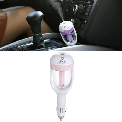 Car Negative Ion Spray Humidifier Aromatherapy Air Purifier(Pink) by bashfashion