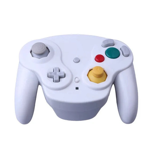 For NGC Gamepad 2.4G Wireless Gamepad Compatible With Wii(White) by bashfashion