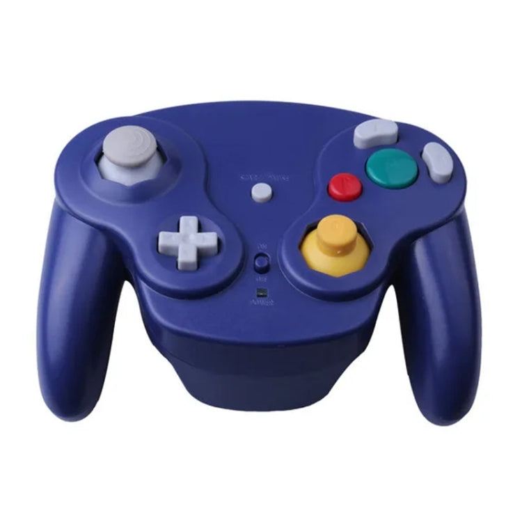 For NGC Gamepad 2.4G Wireless Gamepad Compatible With Wii(Blue) by bashfashion