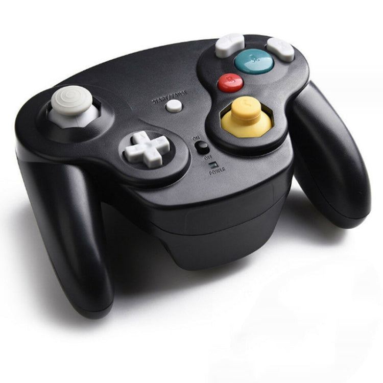 For NGC Gamepad 2.4G Wireless Gamepad Compatible With Wii(Black) by bashfashion