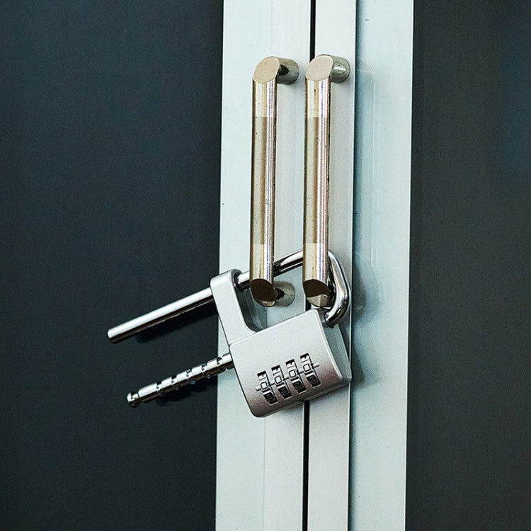 Shoe Cabinet Office File Cabinet Adjustable Lock Length Pull Hand Lock Password Cabinet Door Lock(Silver) by bashfashion