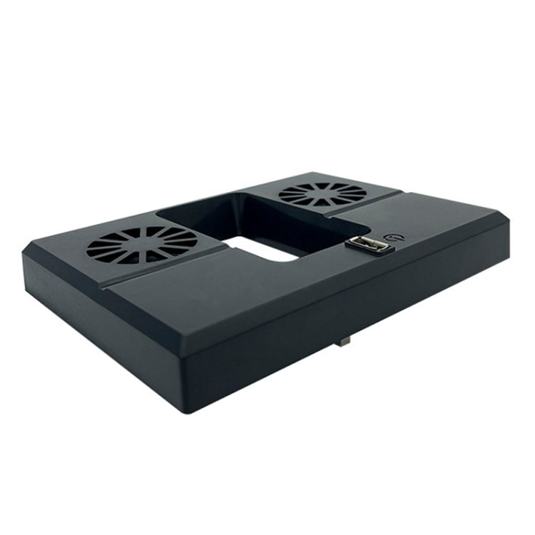 For Xbox Series X Console Cooling Fan With LED Lights Rear Fan Cooler(Black) by bashfashion