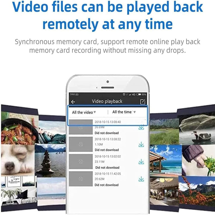 2 Million Pixel HD Home Smart WIFI Remote Mini 1080P Surveillance Camera, Specification: X5+32G by bashfashion