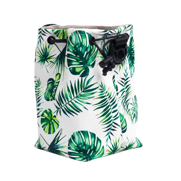 Portable Multifunctional Drawstring Waterproof Storage Bag For Instant Cameras(Green Leaf) by bashfashion