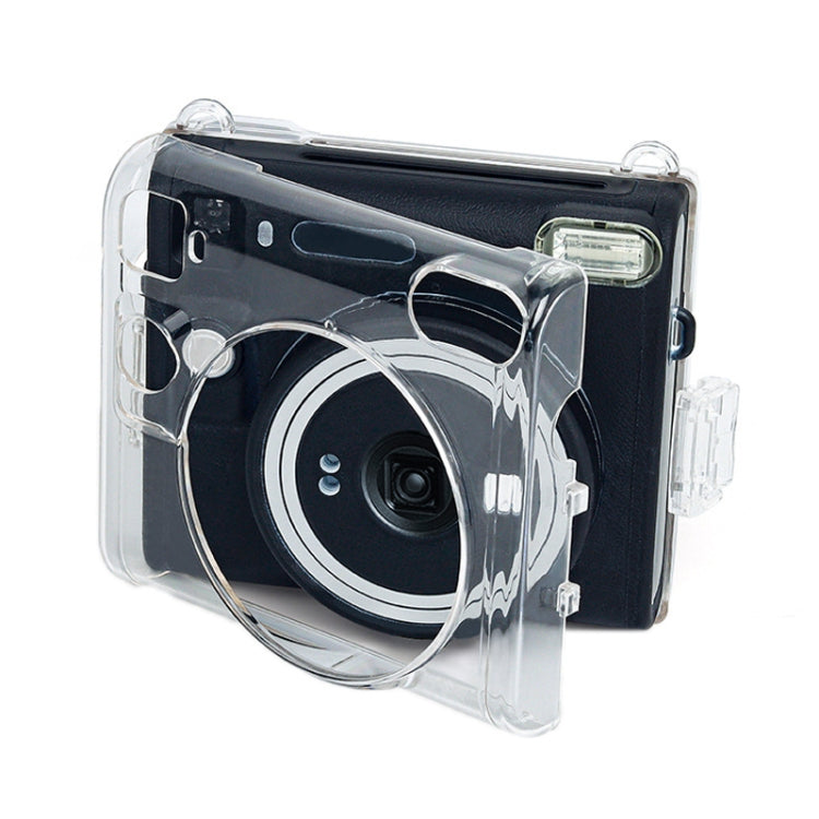 For instax SQUARE SQ40 Lanyard Camera Transparent Crystal Protective Case by bashfashion