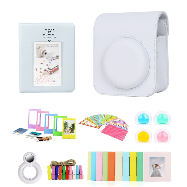 For Polaroid Mini12 7 in 1 Photo Album Sticker Photo Frame Camera Bag, Color: White by bashfashion