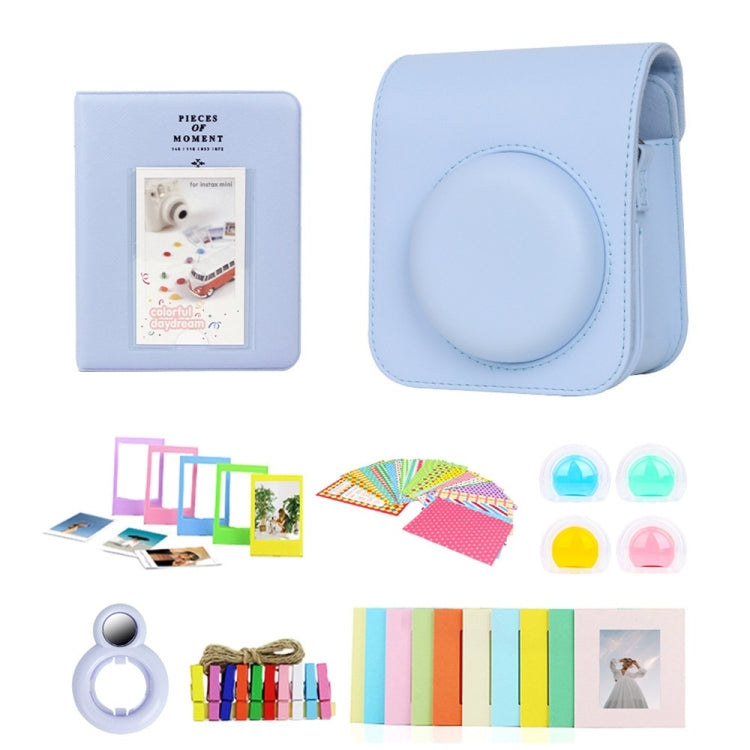 For Polaroid Mini12 7 in 1 Photo Album Sticker Photo Frame Camera Bag, Color: Blue by bashfashion