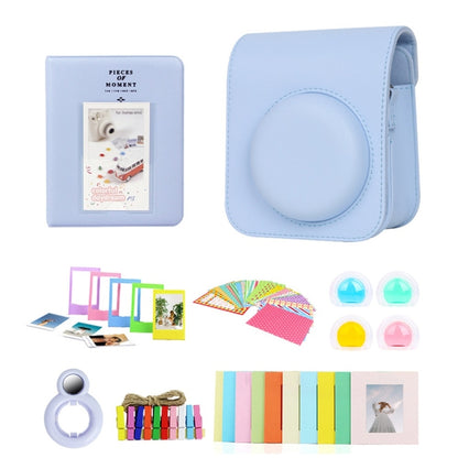 For Polaroid Mini12 7 in 1 Photo Album Sticker Photo Frame Camera Bag, Color: Blue by bashfashion