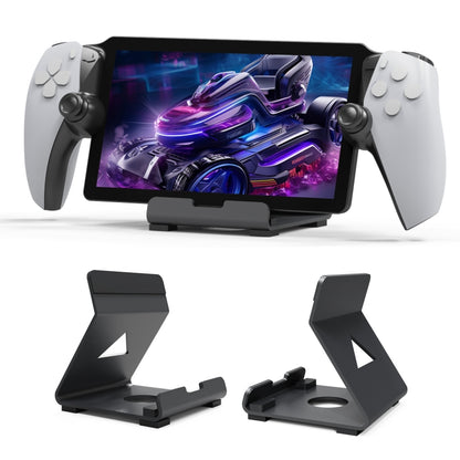 JYS Game Console Desktop Stand For PS Portal / Steam Deck / ROG Ally / Switch / Mobile Phones(Black) by JYS