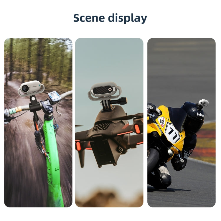 For Insta360 GO 3 AMagisn Silicone Case Camera Protective Accessories, Style: Vertical Black by aMagisn