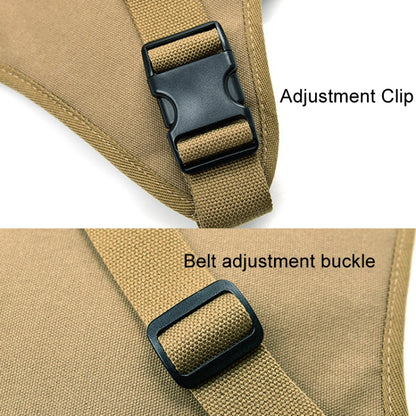 Cycling Canvas Waist Bag Outdoor Multi-Functional Leg Bag Casual Sports Waist Bag(Khaki) by bashfashion