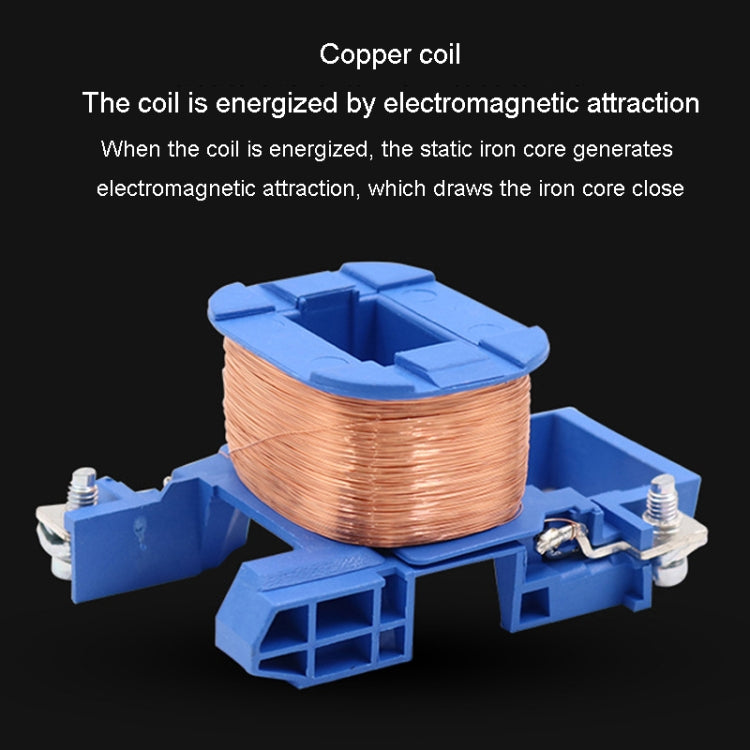 CHNT CJX2-1210 12A 220V Silver Alloy Contacts Multi-Purpose Single-Phase AC Contactor by CHNT