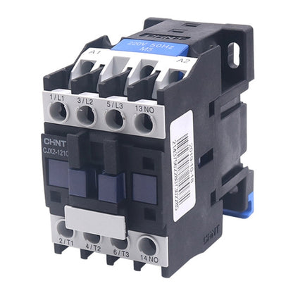 CHNT CJX2-1210 12A 220V Silver Alloy Contacts Multi-Purpose Single-Phase AC Contactor by CHNT