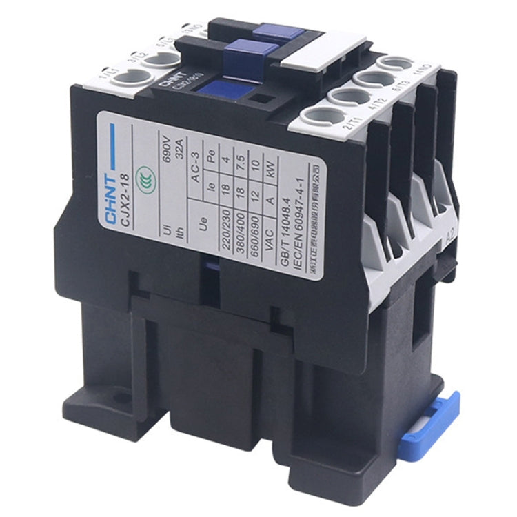 CHNT CJX2-1210 12A 220V Silver Alloy Contacts Multi-Purpose Single-Phase AC Contactor by CHNT