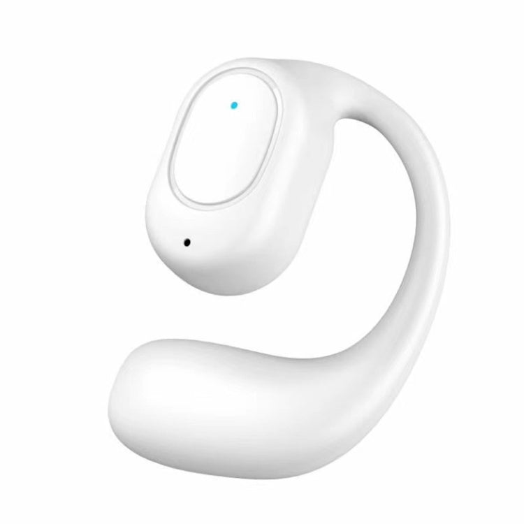 D6 OWS Ear-mounted ENC Noise Reduction Wireless Bluetooth 5.2 Earphones, Color: White Bag with Accessories by bashfashion