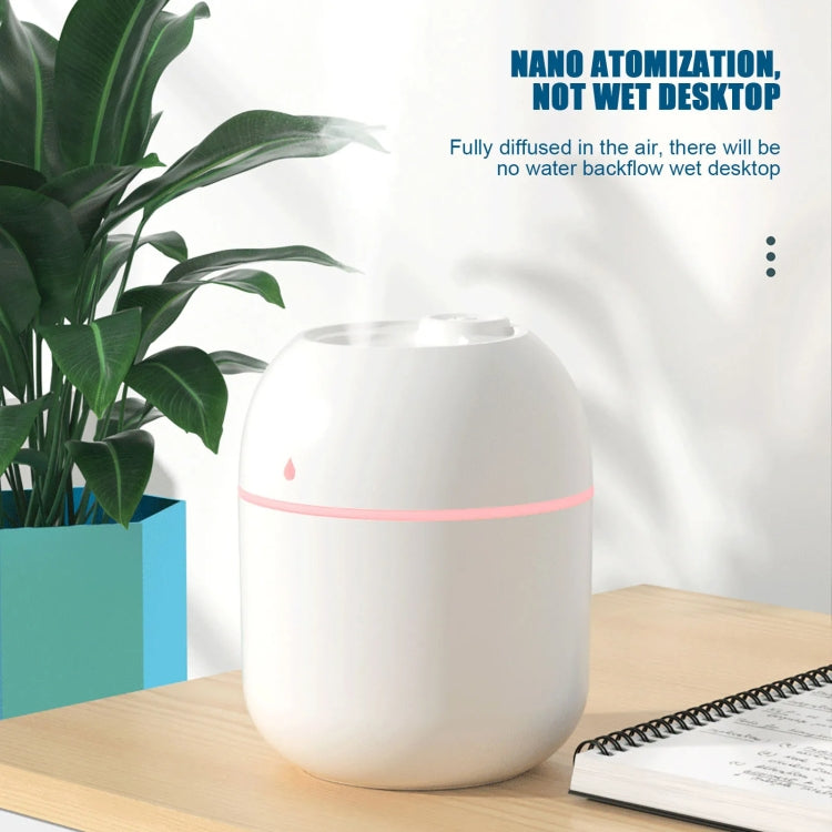 USB Plug-in Car Household Air Purification Water Drop Humidifier Large Capacity Sprayer(White) by bashfashion