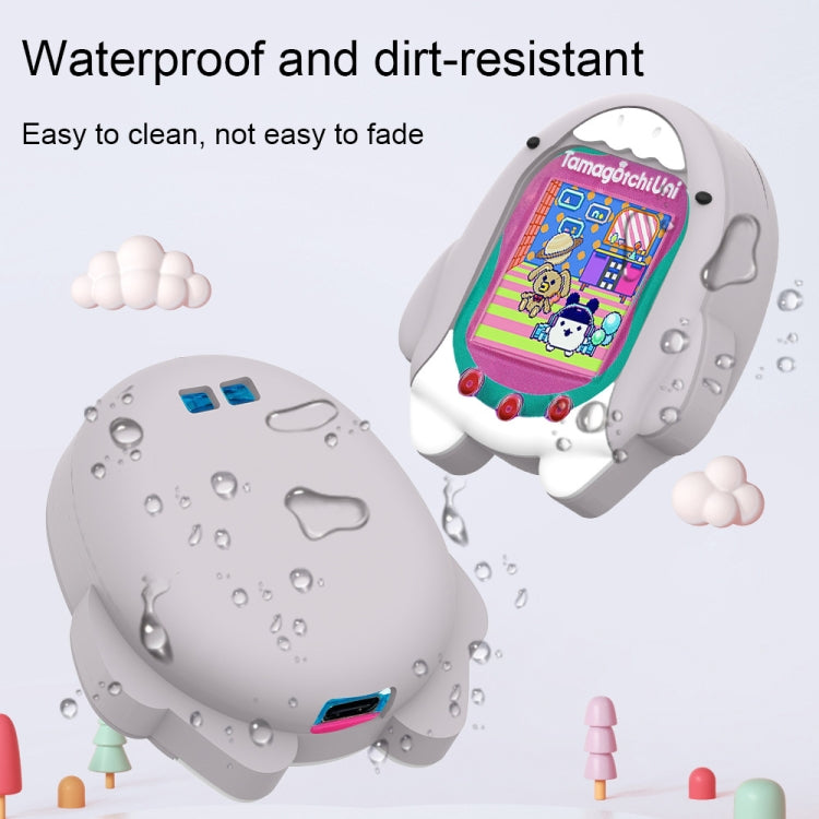 For Tamagotchi Uni (2023) Cartoon Shark Electronic Pet Game Console Silicone Protective Cover(C601) by bashfashion