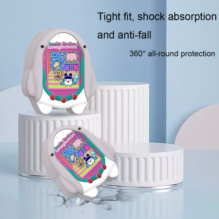 For Tamagotchi Uni (2023) Cartoon Shark Electronic Pet Game Console Silicone Protective Cover(C601) by bashfashion
