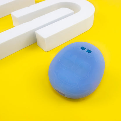 For Tamagotchi Uni (2023) Pet Game Machine Silicone Protection Case(Luminous Blue) by bashfashion