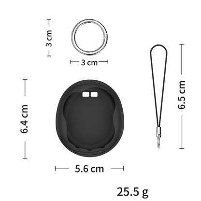 For Tamagotchi Uni (2023) Pet Game Machine Silicone Protection Case(Black) by bashfashion