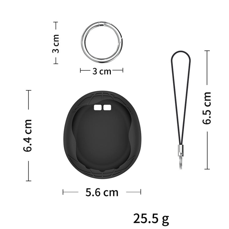 For Tamagotchi Uni (2023) Pet Game Machine Silicone Protection Case(Luminous Rose Red) by bashfashion